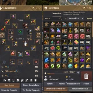 Conta Black Desert, personagens 60+, skins, mid game
