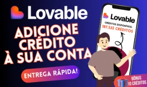 Lovable.Dev - 50 Créditos Direto Na Sua Conta - Premium