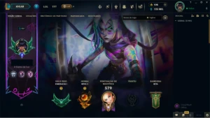 Conta LOL - Jinx Fragmentada de Arcane - Conta Antiga - League of Legends