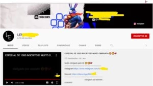 Canal do YouTube - Outros