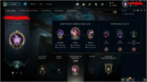 CONTA PLATINA LEAGUE OF LEGENDS LOL