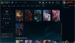 CONTA PLATINA LEAGUE OF LEGENDS LOL