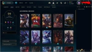 CONTA PLATINA LEAGUE OF LEGENDS LOL