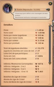 CONTA ALBION HIGH SPEC ZVZ/CRAFT/COLETA +  prata na conta - Albion Online