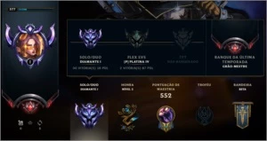 Conta D1 Com PAX TF/Challenger s8 - GM s9-s10 - League of Legends LOL