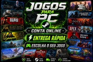 Contas Steam Com Jogos Online / Escolha Seu Jogo