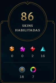 Conta diamante 1 ICONES RAROS ( MMR CHALLENGER/MESTRE ) - League of Legends LOL