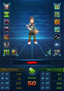 CONTA AOA MID GAME - Digimon Masters Online DMO