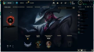 Conta LOL (125 skins, 1 ultimate, 45 legado, 6 espólios) - League of Legends