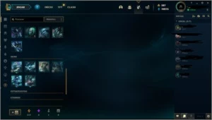 Conta LOL (125 skins, 1 ultimate, 45 legado, 6 espólios) - League of Legends