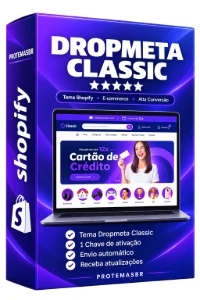 Tema Dropmeta Classic Shopify Atualizado + Chave de Ativação - Sites, Lojas e Sistemas Prontos Sites e Scripts