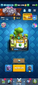 Conta Clash Royale bem upada