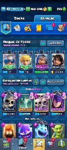 Conta Clash Royale bem upada