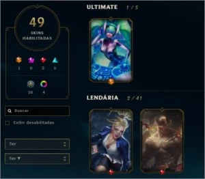 Acc 2012 lv81 2xGold 127 Campeão 49 Skin 174 Icon 42k Essen - League of Legends LOL