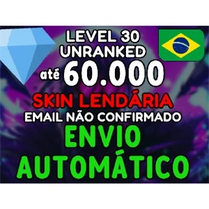 CONTA SMURF UNRANKED ATÉ 60.000 DE ESSÊNCIA AZUL [SKIN LENDÁ - League of Legends LOL