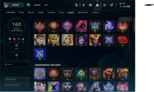 Conta - lol e valorant com skin mais de 1300 reais gastos - League of Legends
