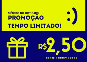 Método de Gift Card Promoção!!!!!Tempo Limitado - Outros