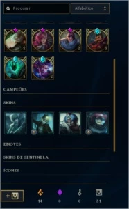 CONTA LOL PLAT 2 - EX DIAMOND - 150 SKINS - Full CHAMP - League of Legends