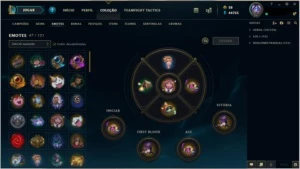 Conta Diamante MMR alto 72 skins, level 221, todos os champs - League of Legends LOL