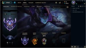 Conta Diamante MMR alto 72 skins, level 221, todos os champs - League of Legends LOL