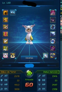 Conta Com 2U Miko/Bloom - Digimon Masters Online DMO