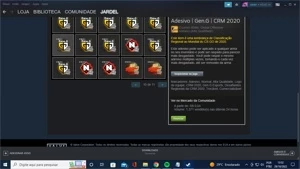 SALDO DE CONTA STEAM PARA COMPRA JOGO DLC OU SKIN COM 20% - Outros