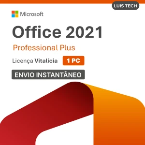 Office 2021 Professional Plus Chave Licença Vitalícia - Softwares and Licenses