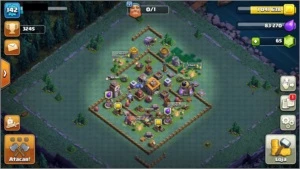 CV 10 Bem evoluído - Casal 33/30 - Base construtor N6 - Clash of Clans