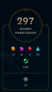 Conta LoL 151 skins, todos champ - League of Legends