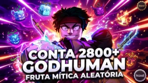 🚀 Conta Lvl Máx + God Human + 1 Fruta Mítica 🚀 - Roblox