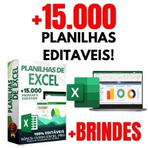 Pack +15.000 Planilhas Prontas Editáveis + Curso Bônus - Others