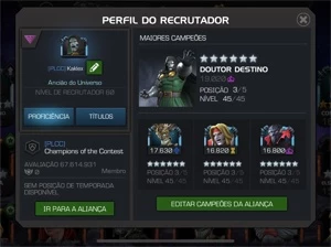 Vendo Conta MTC - Marvel Torneio de Campeões - Outros