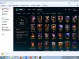 Conta league of legends GOLD 1 40 champs 16 skins LOL