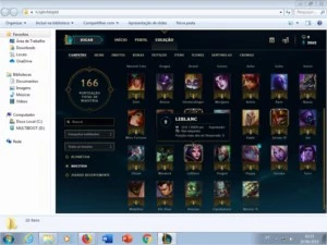 Conta league of legends GOLD 1 40 champs 16 skins LOL