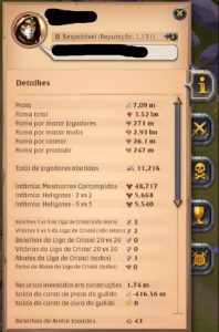 +3.5B de fama, Coletas T8, +300m ítens+prata - Albion Online