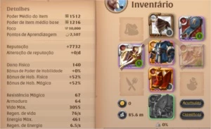 CONTA FUNDADORA - 179M Fama - 135M Gold - Albion Online