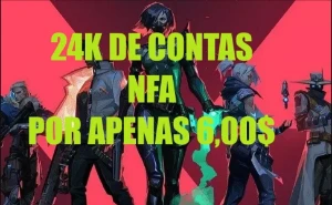 Combolist Com 24K - Com Brinde Conta Com 1-20 Skins - Valorant