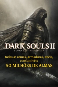 Dark Souls 2 PS4/5 - Armas, almas, armaduras, TUDO