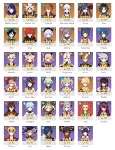 AR 59 (BAAL C1) 10 T5* + 11 armas T5 (muito barato)- ENDGAME - Genshin Impact