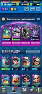 Vendo Conta Clash Royale Arena 15  17 Lendarias