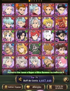 7ds account escanor ultimate 6/6 - Seven Deadly Sins