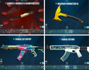 Conta Full Skin Valorant