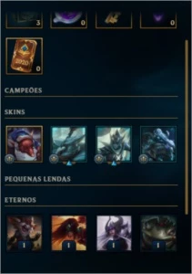 CONTA LOL PLATINA 1 MMR BOM COM EZ PULSEFIRE - League of Legends