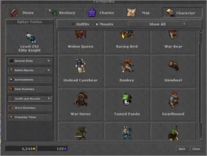Vendo EK 280 Menera - Carta RK em Maos. - Tibia