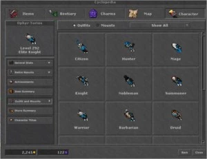 Vendo EK 280 Menera - Carta RK em Maos. - Tibia