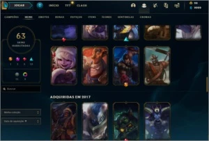 CONTA SMURF/PRINCIPAL COMPLETA - League of Legends LOL
