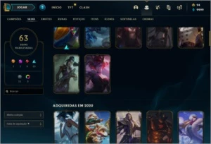 CONTA SMURF/PRINCIPAL COMPLETA - League of Legends LOL