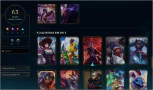 CONTA SMURF/PRINCIPAL COMPLETA - League of Legends LOL