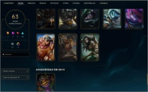 CONTA SMURF/PRINCIPAL COMPLETA - League of Legends LOL