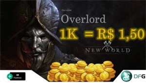 1K GOLD NEW WORLD OVERLORD
